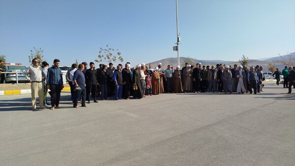 اقامه نماز باران به امامت حجت‌الاسلام والمسلمین محمدجواد شریعتی نژاد در شهرستان سملقان