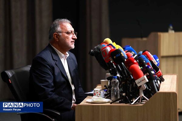 نشست خبری علیرضا زاکانی شهردار تهران