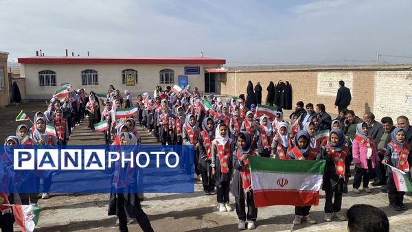 مراسم  یاوران انقلاب و افتتاح نمازخانه خیرساز در دبستان بنیاد برکت باخرز