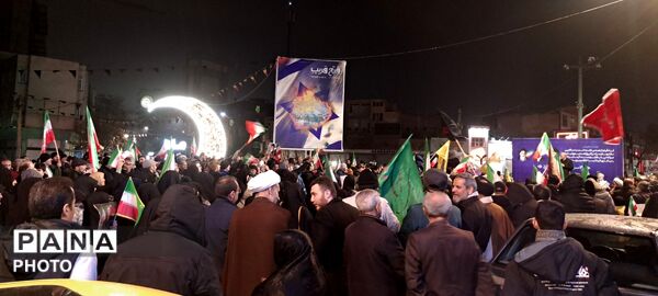 ایستادگی مردم کرج مقابل دشمنان متجاوز آمریکایی_صهیونی