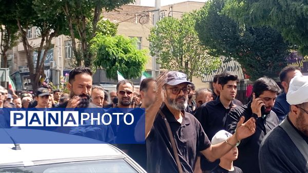 آیین تشییع شهید مرتضی جمالی در فردیس