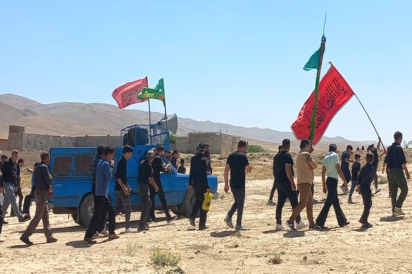 مراسم سوگواری سالار شهیدان حضرت اباعبدالله الحسین (ع) در روستای گزکوه 