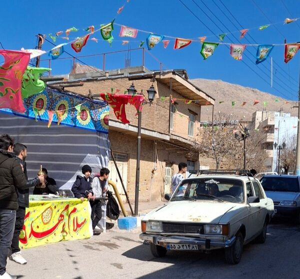 برپایی موکب به‌مناسبت عید نیمه شعبان