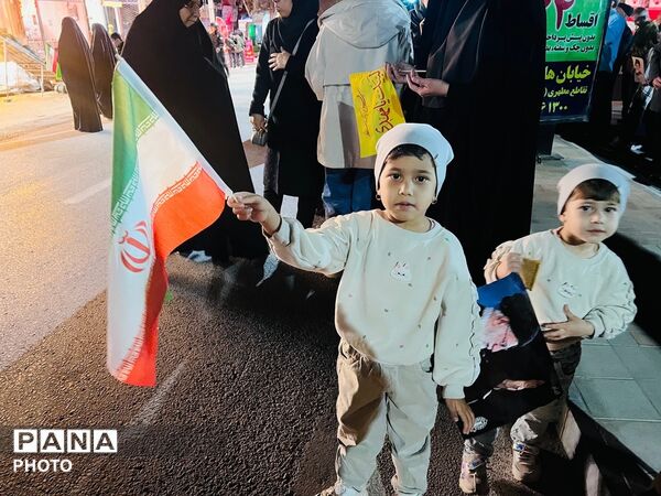 جلوه هایی از حضور باشکوه مردم آشخانه در راهپیمایی