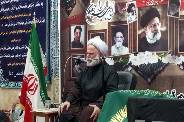 اجتماع مردم در مراسم بزرگداشت شهادت سید‌الشهدا خدمت و شهدا همراه در نصیر شهر