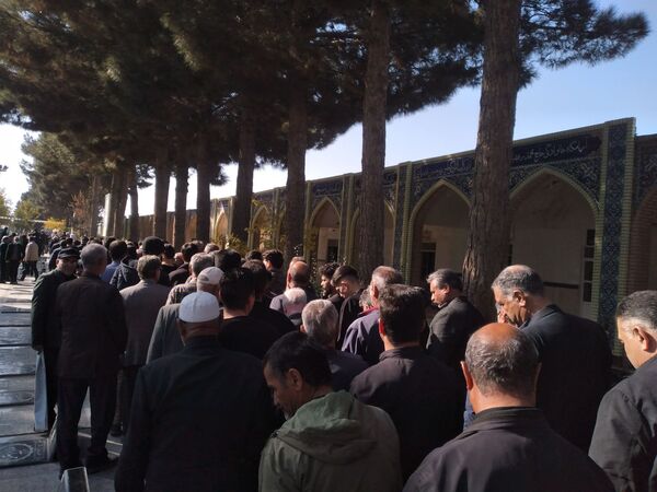 مراسم تشییع پیکر جانباز شهید علی فتح آبادی