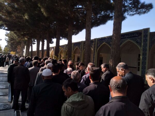 مراسم تشییع پیکر جانباز شهید علی فتح آبادی