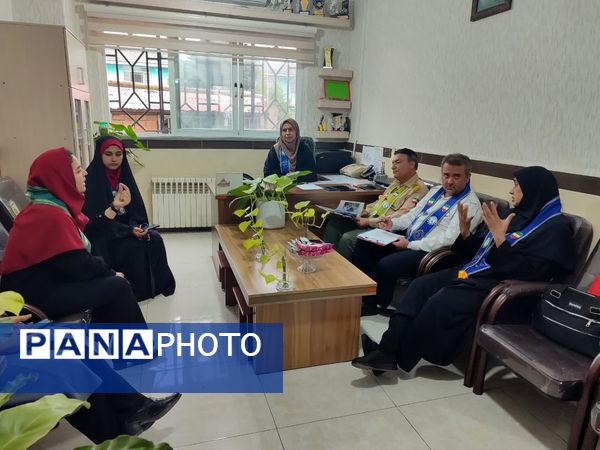 حضور ارزیابان کشوری سازمان دانش‌آموزی در مدارس قائمشهر