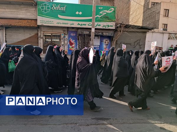 راهپیمایی مردمی به شکرانه پیروزی مردم قهرمان غزه و جبهه مقاومت