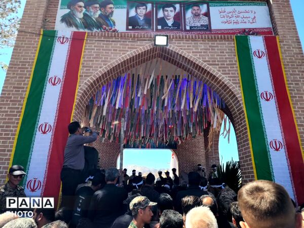 تشییع باشکوه  دومین شهید ابرکوه
