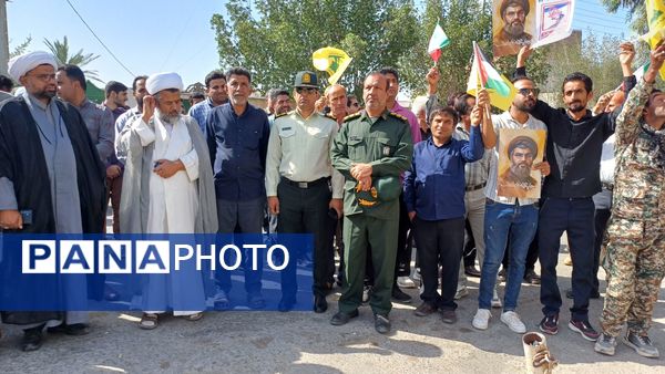 تجمع مردم قلعه‌گنج در حمایت از مردم غزه و محکومیت رژیم صهیونیستی 