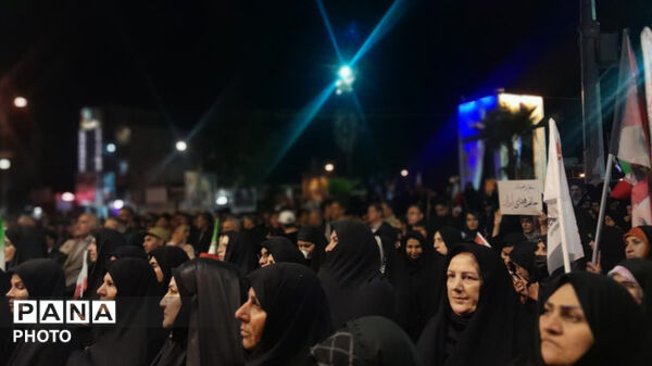 نود و پنجمین شب استقامت در کوهدشت