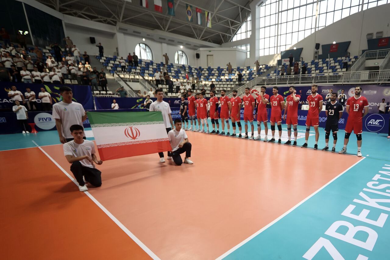 لیگ ملت‌های والیبال آسیای مرکزی؛ صعود ایران به‌عنوان صدرنشین