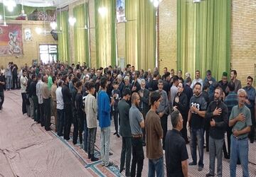 مراسم عزاداری امام رضا علیه السلام در حسینیه شهر بار نیشابور