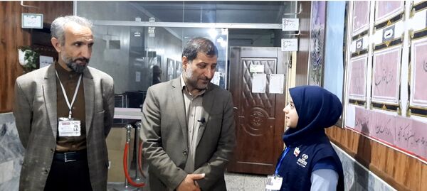 بازدید فرماندار مشهد از ستاد انتخاباتی منطقه ۱۶ مشهد