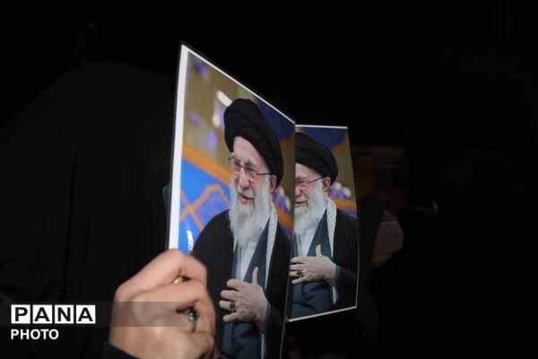 حرکت دسته عزاداری در شهرستان نیشابور