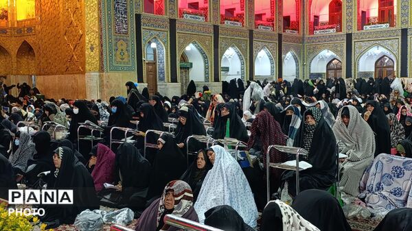  احیای شب بیست‌وسوم با حضور گسترده زائران