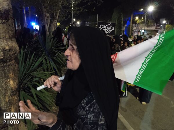 تشییع پیکر شهید رضا روزگرد در نیشابور