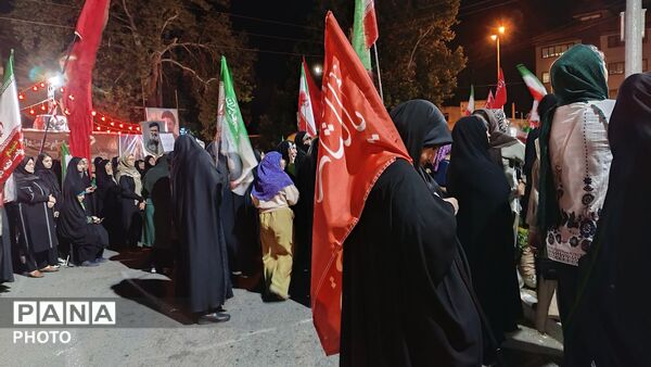 نود و چهارمین موج مردم نظرآباد در تجمعات شبانه