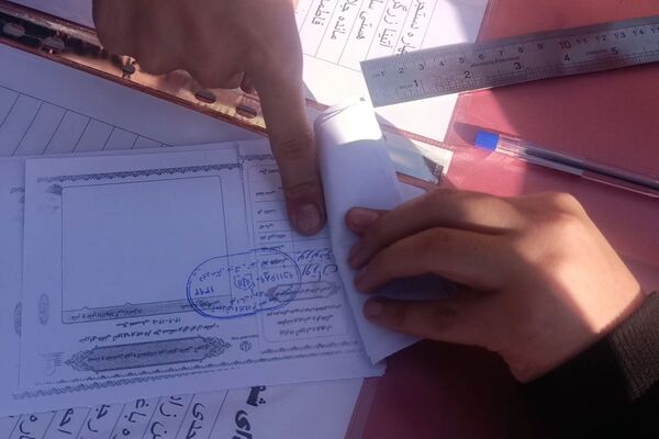انتخابات شورای دانش آموزی در دبیرستان مهر نیشابور