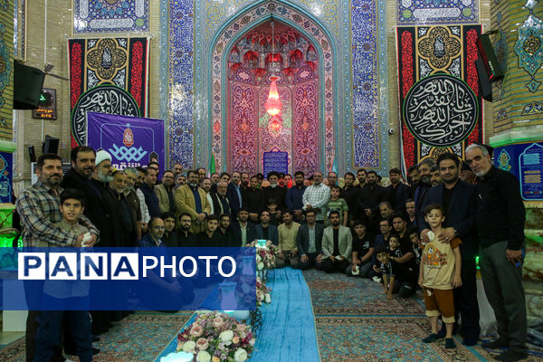 آیین «عهد عاشقی» با حضور اصحاب رسانه در مسجد جمکران