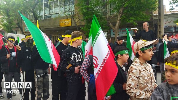 رزمایش نونهالان و نوجوانان مبارز مریانج و کوی یکن آباد
