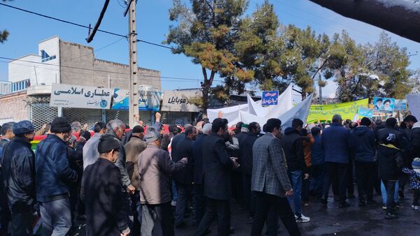 راهپیمایی یوم الله ۲۲ بهمن ماه در شهرستان خلیل‌آباد