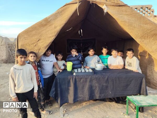 برپایی موکب هیأت میثم تمار مدرسه شهید چمران ابرکوه  در ایام محرم