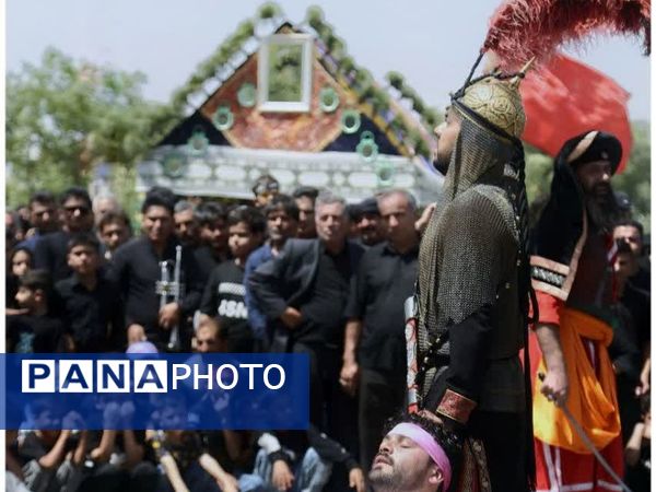 شبیه خوانی عاشورا در روستای فدافن