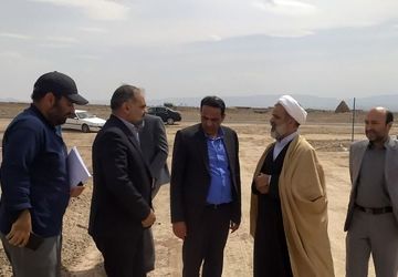 بازدید فرماندار گناباد از سایت مسکن نهضت ملی 