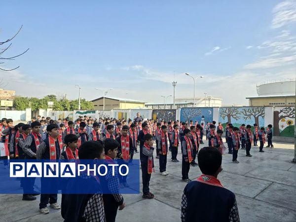 همایش وطن یار در دبستان حضرت علی اصغر گرگان 