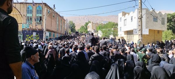 تشییع پیکر پاک و مطهر شهید مختار مرشدی در شهرستان فریدونشهر