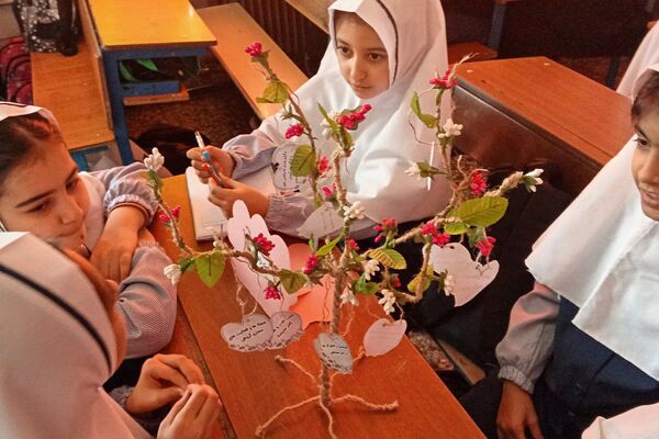 افتتاحیه طرح یاریگران زندگی در دبستان دخترانه شهید رستمی شهرقدس