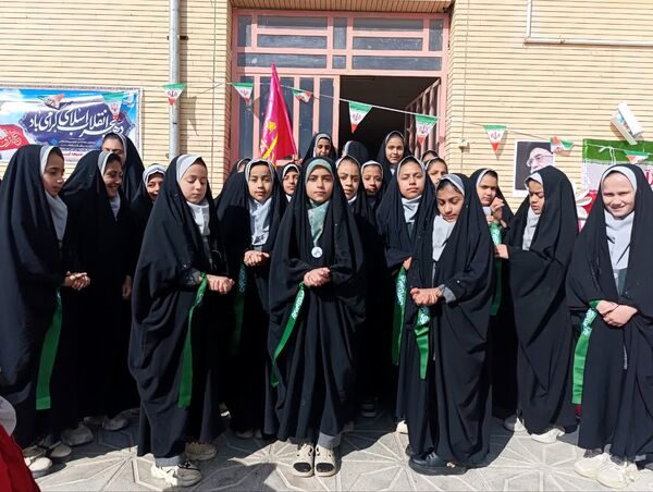 جشن نیمه شعبان در دبستان خدیجه کبری ابرکوه