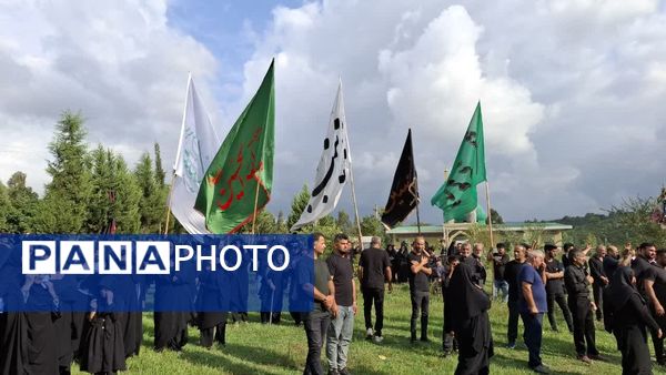 تشییع پیکر شهید مدافع امنیت در میاندورود 