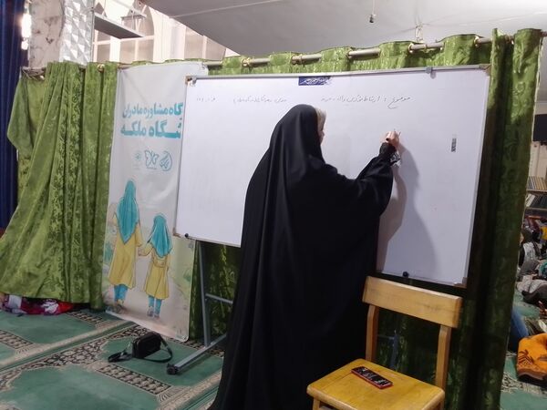مراسم اعتکاف در مسجد ام البنین (س)