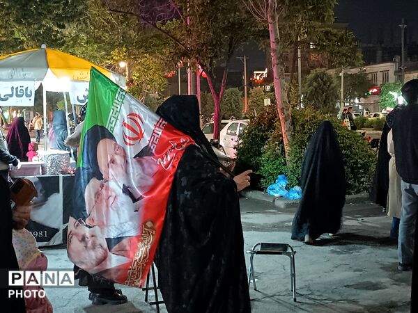 تجمع خودجوشانه مردم شهید پرور نیشابور 
