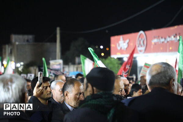  ادای احترام به ارتحال رهبر معظم انقلاب