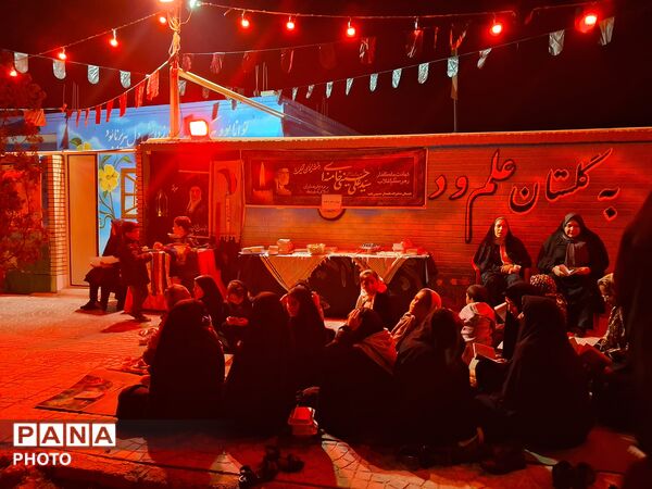 موکب شجره طیبه در دبستان دخترانه علمدارحسینی تفت