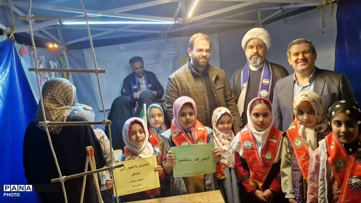 برپایی موکب پاتوق «نوجوان مبارز» در ساوجبلاغ 