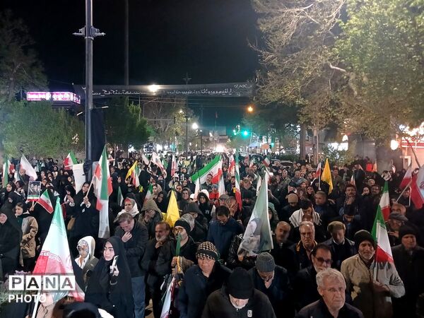 آیین چهلمین روز شهادت امام خامنه‌ای، میهمان دیار کهن نیشابور