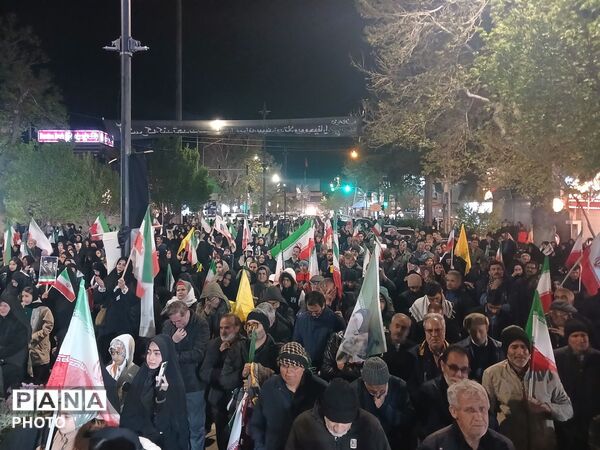 آیین چهلمین روز شهادت امام خامنه‌ای، میهمان دیار کهن نیشابور