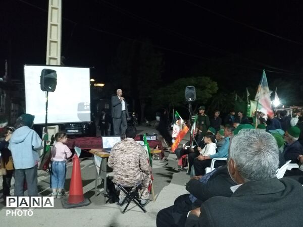 شکوه بصیرت  مردم ولایت مدار شهر بار برای دفاع از وطن 