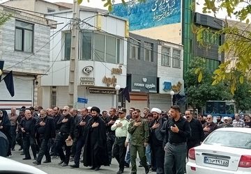 برگزاری مراسم پیاده‌روی جاماندگان اربعین درشهرستان فیروزکوه