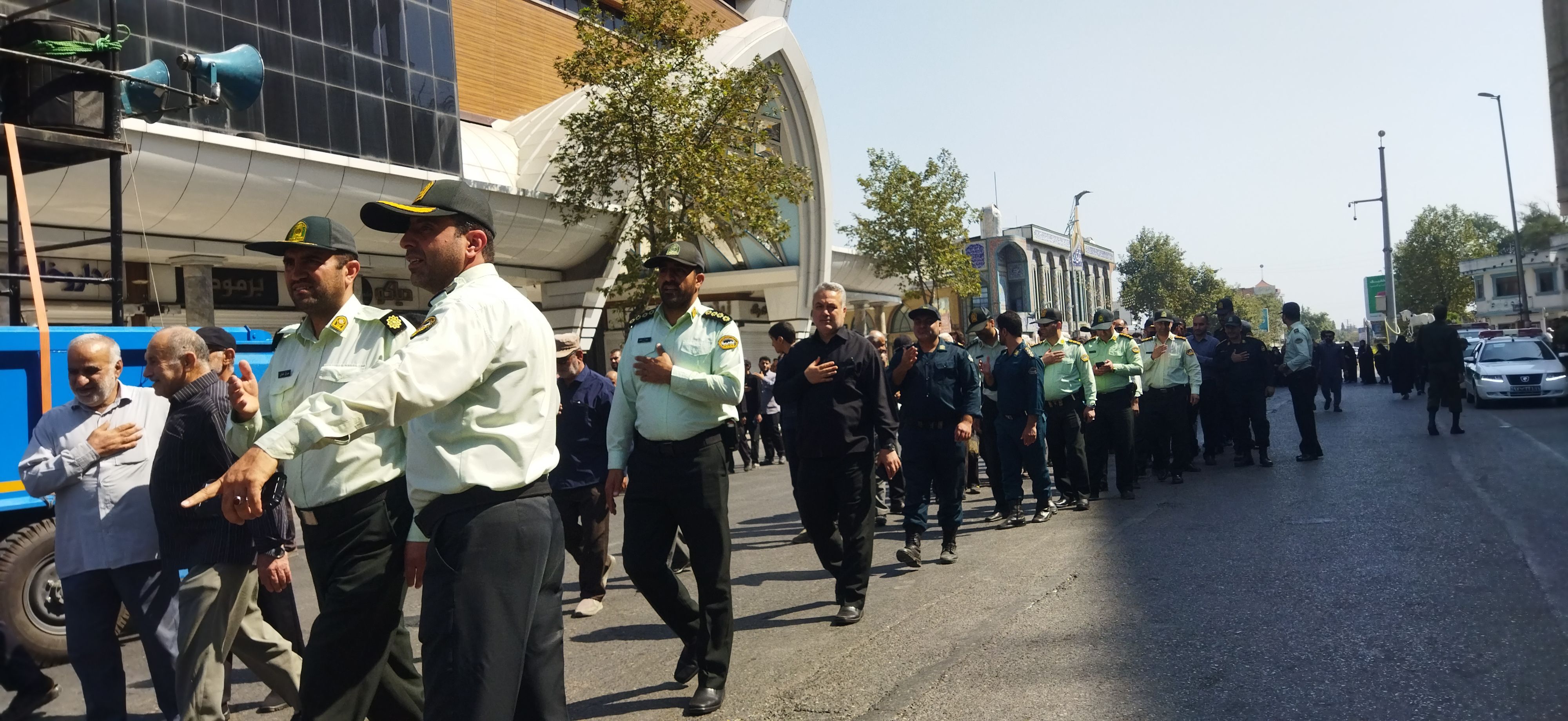 راهپیمایی عزاداران قائمشهری در سالروز رحلت رسول اکرم (ص) و امام حسن مجتبی (ع)
