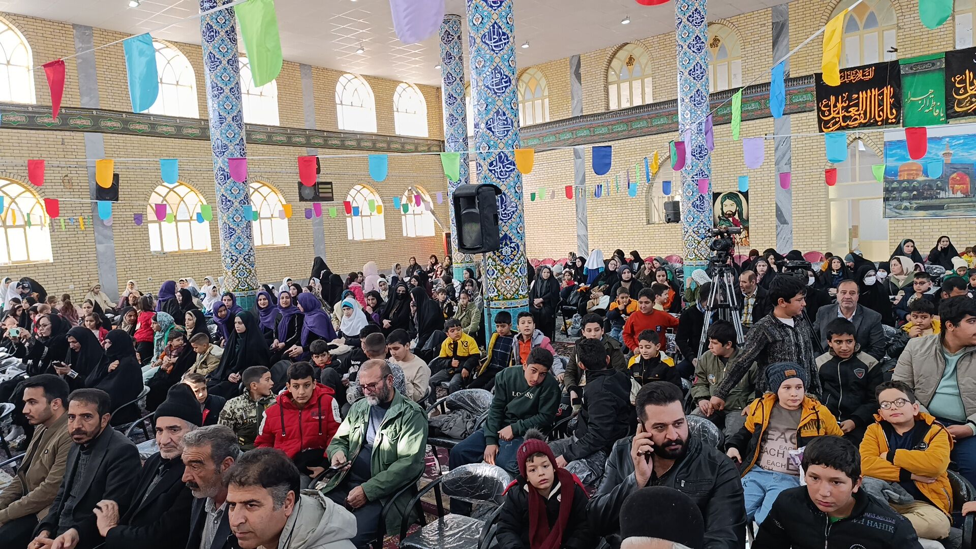 مراسم بزرگداشت ولادت حضرت امام علی (ع) و گرامیداشت روز پدر در حسینیه قمر بنی‌هاشم سفید‌دشت