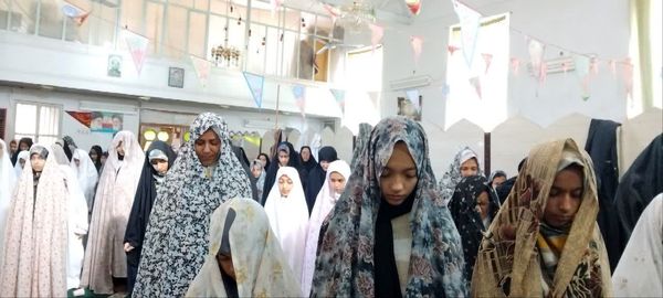 مراسم باشکوه اعتکاف در مسجد امام حسین(ع) کاشمر فدافن