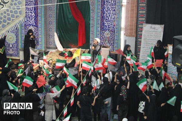 مراسم شیرخوارگان حسینی در منطقه پردیس