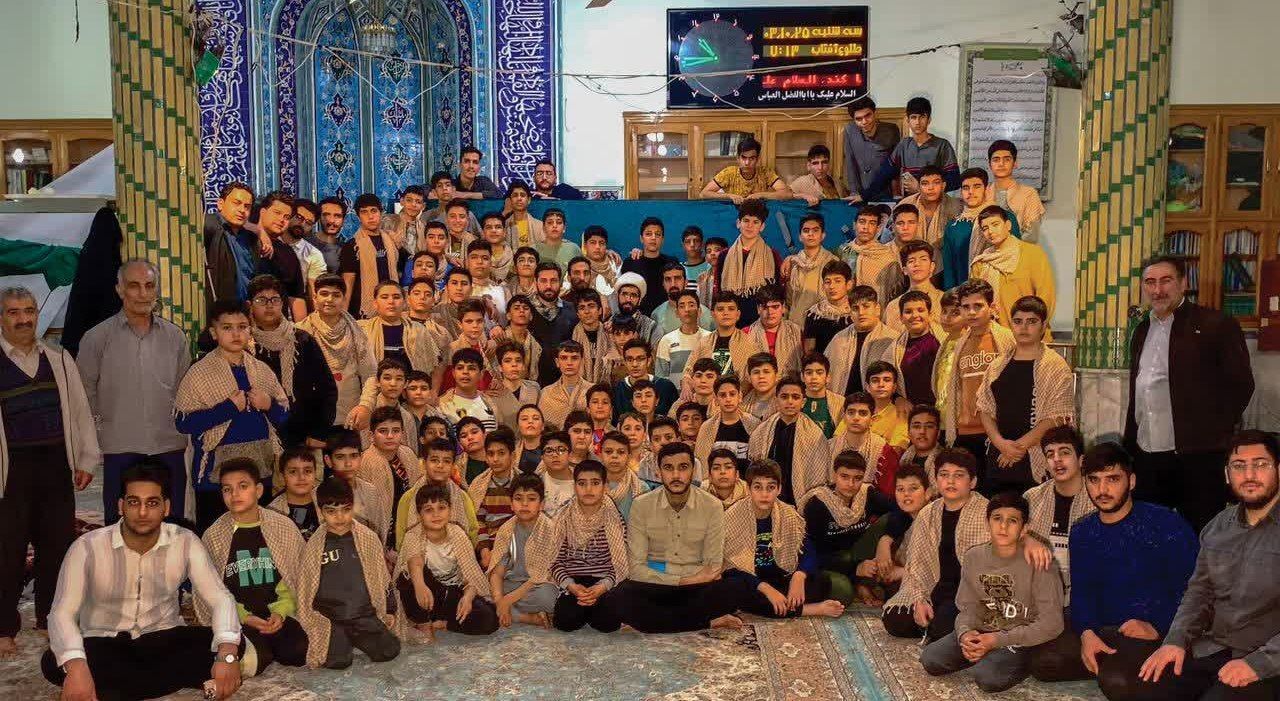 برگزاری اعتکاف نوجوانان در شهر جعفریه

