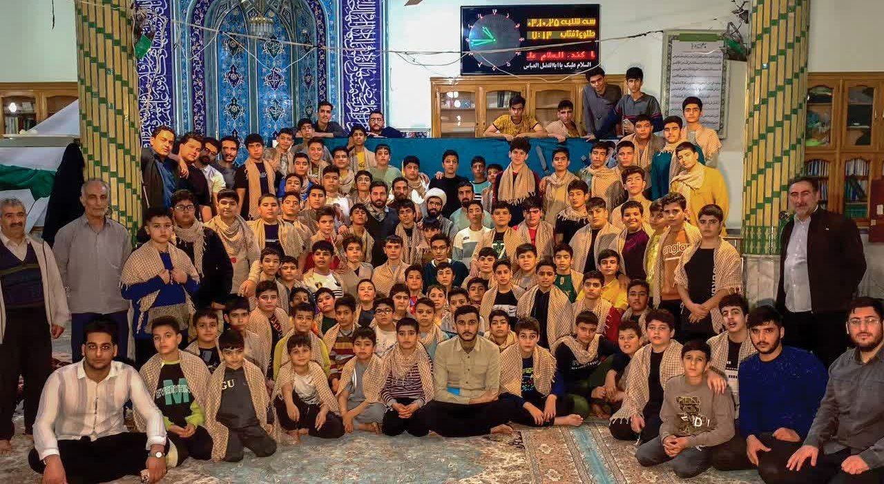 برگزاری اعتکاف نوجوانان در شهر جعفریه

